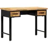 Image de vidaXL Table d'écriture 110x50x76 cm Bois de manguier massif