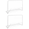 Image de vidaXL 2X But de Football Filet Acier Blanc Filet de Cage de Football Jardin