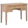 Image de vidaXL Bureau Table d'Ordinateur avec Tiroirs Table de Travail Table Informatique Table d'Ecriture Meuble de Bureau Chambre Maison Marron Bois