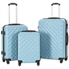 Image de Valise rigide 3 pcs Bleu ABS