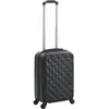 Image de vidaXL Valise rigide Noir ABS