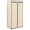 Image de vidaXL Garde-Robe Crème 75x50x160 cm