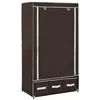 Image de vidaXL Garde-Robe Penderie Armoire de Rangement Etagère à Vêtements Meuble de Rangement Organisateur Chambre à Coucher Chaussures Tissu