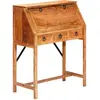 Image de vidaXL Bureau 90x40x107 cm Bois d'acacia massif