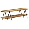 Image de vidaXL Meuble TV 160x40x50 cm Bois Solide de manguier