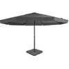 Image de vidaXL Parasol de Jardin avec Base Portable, Pare-Soleil de Patio, Abri de Soleil, Parasol de Terrasse Arrière-Cour Extérieur, Anthracite