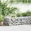 Image de vidaXL Mur à gabion avec couvercles Acier galvanisé 600x30x50 cm