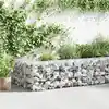 Image de vidaXL Mur à gabion avec couvercles Acier galvanisé 900x50x50 cm