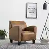 Image de vidaXL Canapé-chaise Marron 70x69x72 cm Similicuir