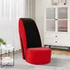 Image de vidaXL Chaise en forme de talon haut rouge velours