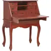 Image de vidaXL Bureau secrétaire Marron 78x42x103 cm Bois d'acajou massif