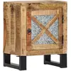 Image de vidaXL Table de chevet 40x30x50 cm Bois de manguier massif