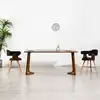 Image de vidaXL Chaises à manger lot de 2 noir similicuir et bois courbé
