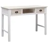 Image de vidaXL Table Console Table d'Entrée avec 2 Tiroirs et Un Compartiment Ouvert Table de Salon Table de Couloir Salle de Séjour Maison 110x45x76 cm Bois