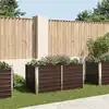 Image de vidaXL Jardinière surélevée Marron 160x80x77 cm Acier galvanisé