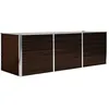 Image de vidaXL Lit surélevé de Jardin Marron 240x80x77 cm Acier galvanisé