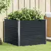 Image de vidaXL Jardinière surélevée Anthracite 100x100x77 cm Acier galvanisé