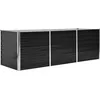 Image de vidaXL Lit surélevé de Jardin Anthracite 240x80x77 cm Acier galvanisé