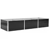 Image de vidaXL Lit surélevé de Jardin Anthracite 240x80x45 cm Acier galvanisé
