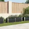 Image de vidaXL Lit surélevé de jardin Anthracite 160x40x45 cm Acier galvanisé