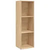 Image de Bibliothèque Meuble TV chêne sonoma bois d ingénierie