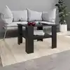 Image de vidaXL Table basse Noir 60x60x42 cm Bois d’ingénierie