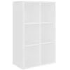 Image de Bibliothèque Buffet blanc 66x30x98 cm bois d ingénierie