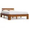 Image de vidaXL Cadre de lit sans matelas marron miel 140x200 cm pin massif