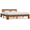 Image de vidaXL Cadre de lit sans matelas marron miel 180x200cm bois massif pin