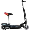 Image de vidaXL Trottinette pour enfants avec selle et LED 120 W noir