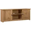 Image de vidaXL Meuble TV 120x40x50 cm Bois de pin Massif Gamme Panama