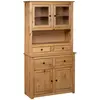 Image de vidaXL Buffet haut 93x40,5x180 cm Pin Gamme Panama