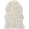 Image de vidaXL Tapis 60 x 90 cm Peau de mouton synthétique Mélange de gris