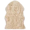 Image de vidaXL Tapis 60 x 90 cm Peau de Mouton synthétique Mélange de Marron