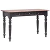 Image de vidaXL Bureau avec 3 Tiroirs, Table d'Ordinateur, Bureau d'Écriture, Table d'Étude, Bureau d'Ordinateur, 117x57x75 cm Bois d'Acajou Massif