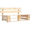 Image de vidaXL Banc palette de jardin bois