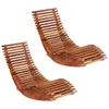 Image de vidaXL Chaises longues basculantes lot de 2 bois d'acacia