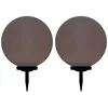 Image de Lampes solaires sphériques LED de jardin 2 pcs 50 cm RVB
