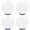 Image de vidaXL Lampes à LED sous forme de boule 4 pcs Sphérique 40 cm PMMA