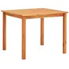 Image de Table de jardin 88x88x74 cm Bois d acacia massif
