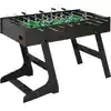 Image de vidaXL Table de football pliante 121 x 61 x 80 cm Noir