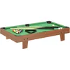 Image de vidaXL Mini Table de Billard Table de Jeu Salle de Sport Jeu de Billard Salle Familial Intérieur Hommes Fammes Adultes 3 Pieds 92x52x19 cm Marron et Vert