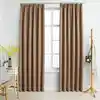 Image de vidaXL Rideaux occultants avec crochets 2 pcs Taupe 140x175 cm