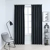 Image de Rideaux occultants avec crochets 2 pcs Anthracite 140x245 cm