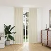 Image de vidaXL Rideaux occultants avec crochets 2 pcs Velours Crème 140x245 cm
