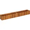 Image de vidaXL Lit surélevé de jardin 200x30x25 cm Bois massif d'acacia