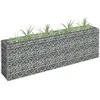 Image de vidaXL Lit surélevé à gabion Acier galvanisé 180x30x60 cm