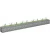 Image de vidaXL Lit surélevé à gabion Acier galvanisé 360x30x30 cm