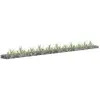 Image de vidaXL Lit surélevé à gabion Acier galvanisé 450x30x10 cm