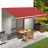 Image de vidaXL Toile d'auvent Orange et marron 600x300 cm